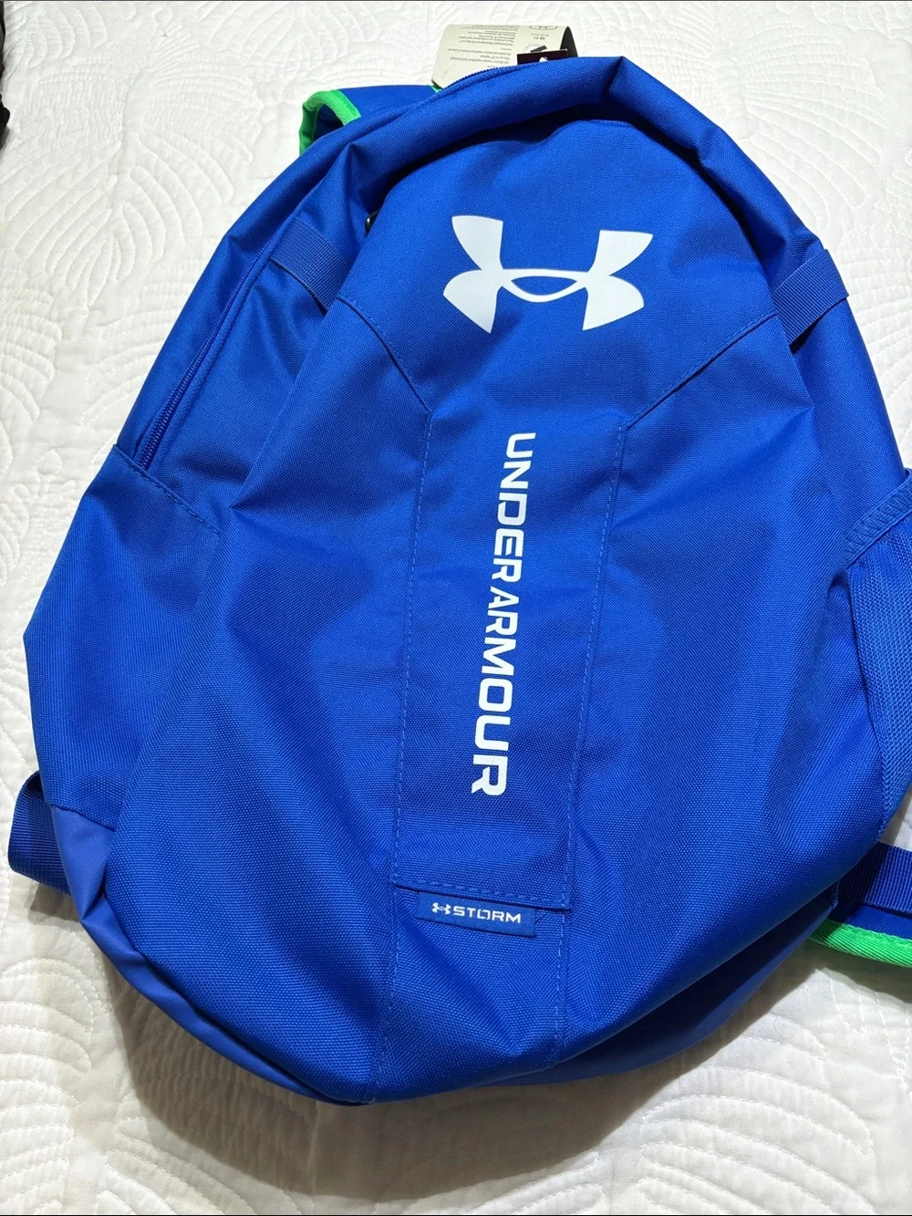 Under Armour Royal Blue Backpack with White Logo
